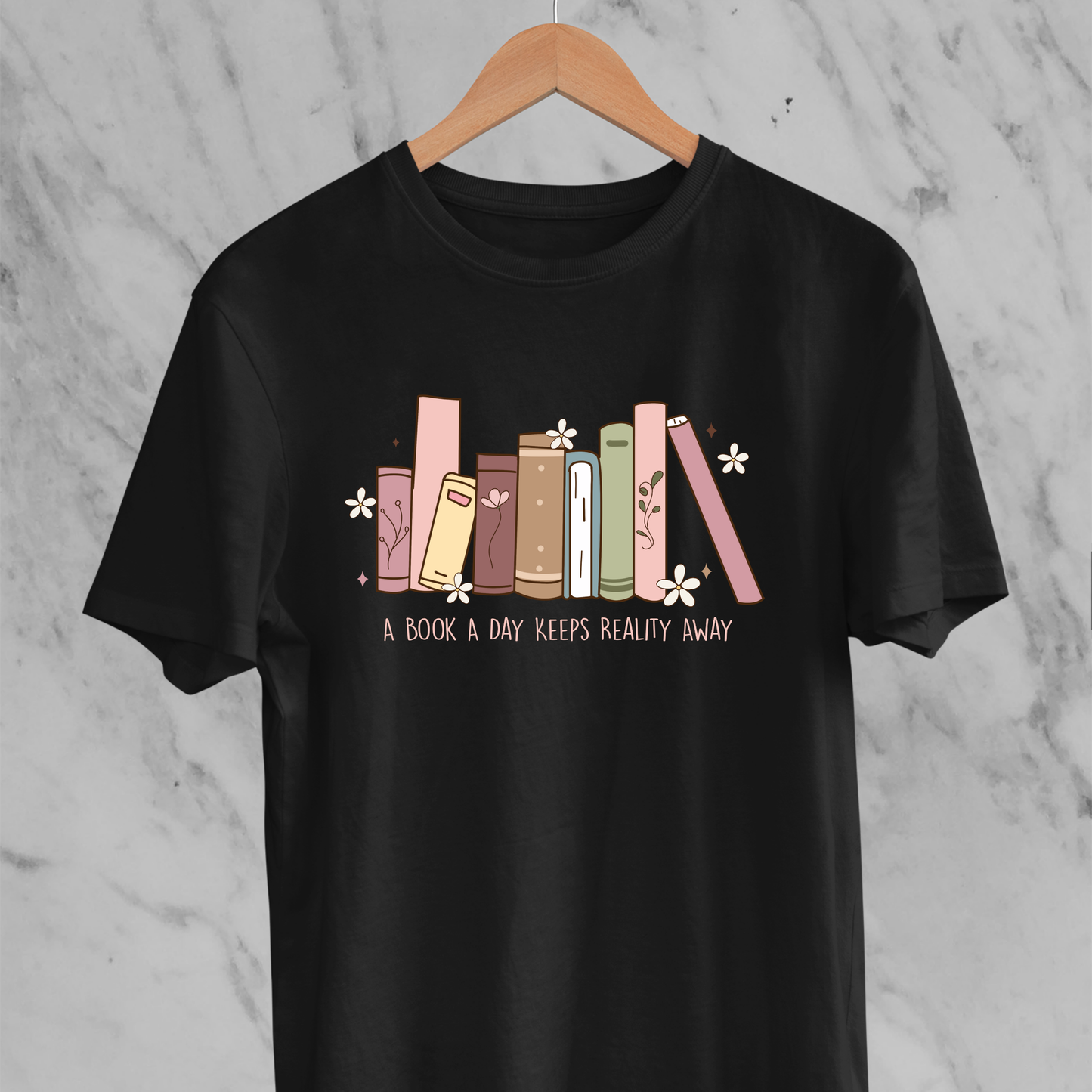 A Book A Day - Funny Tee