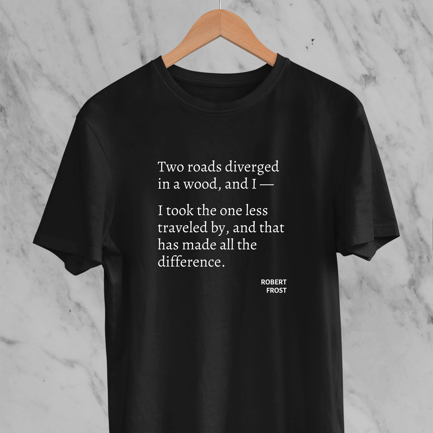 Two Roads Diverged: Poetic Tee