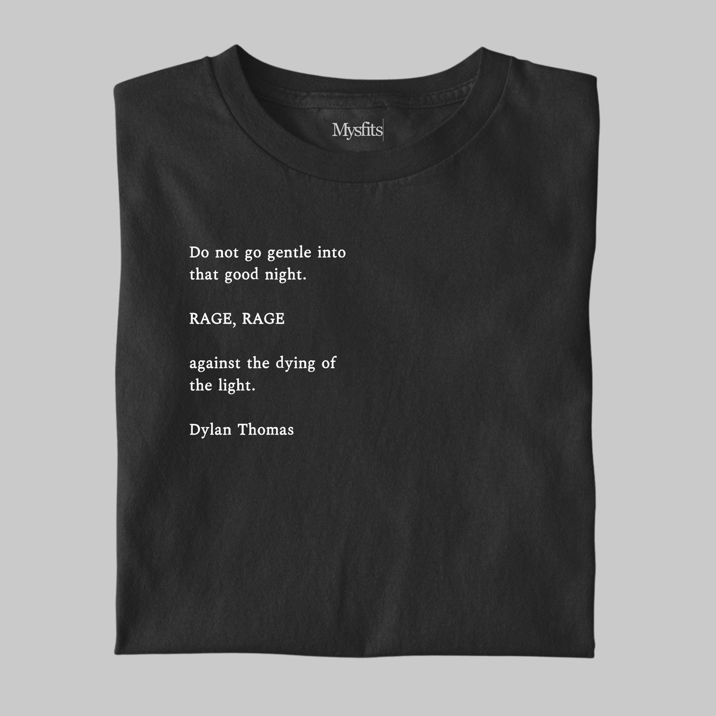 Into That Good Night: Literature Tee