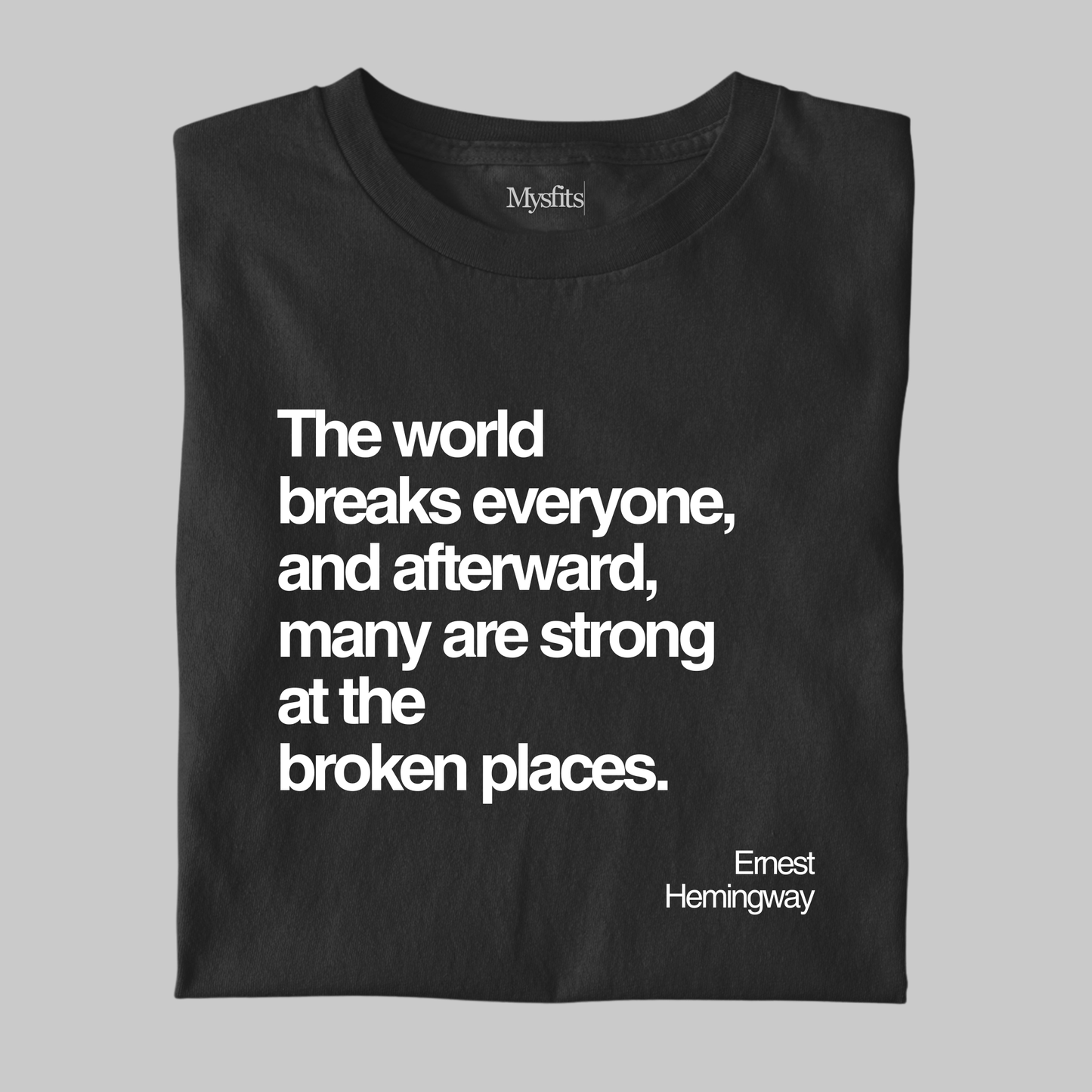 World Breaks Everyone: Literature Tee