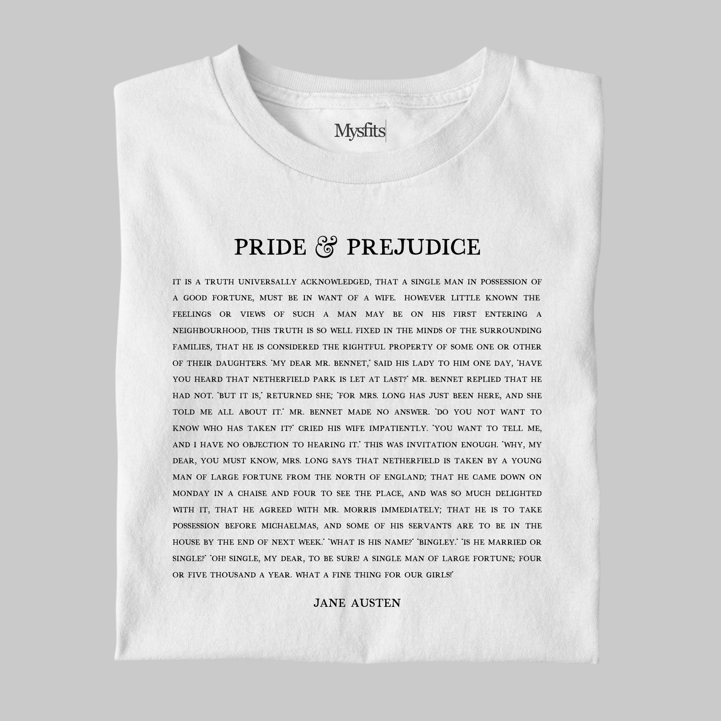Pride & Prejudice: Literary Tee