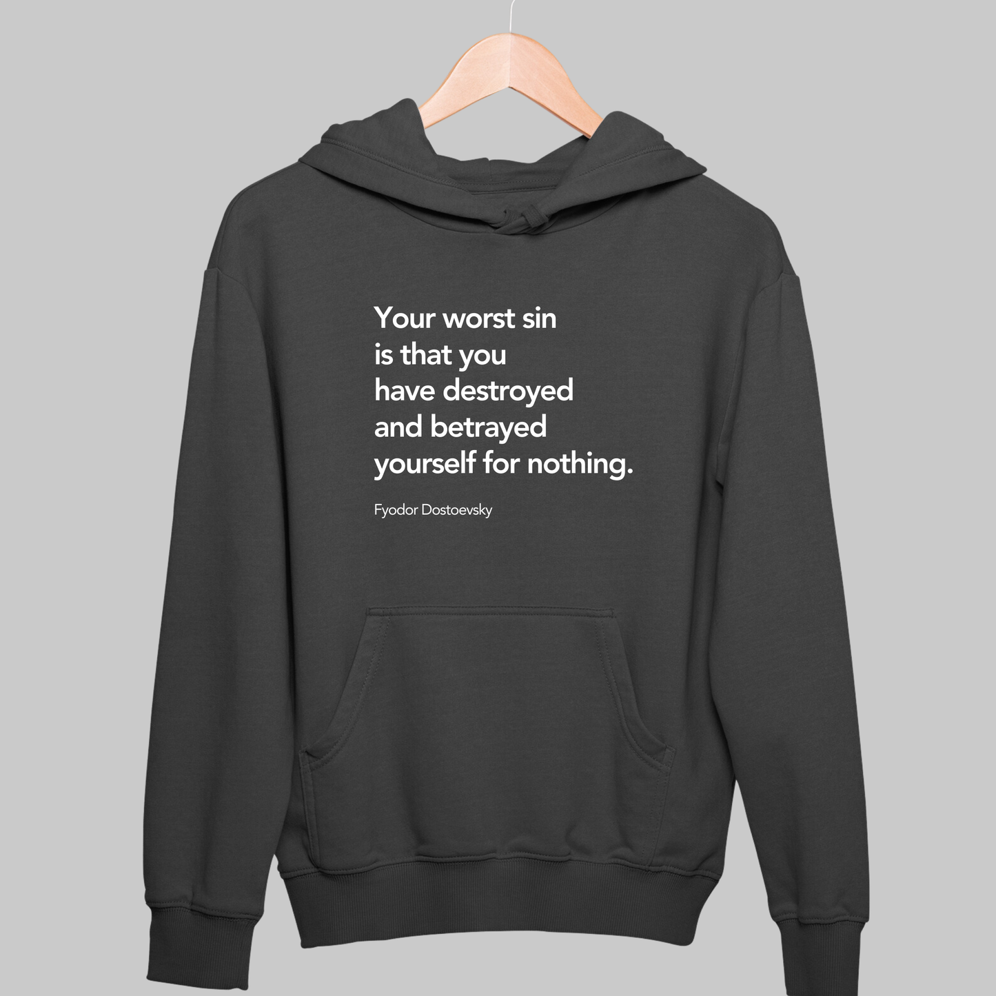 Your Worst Sin: Dostoevsky Literature Hoodie