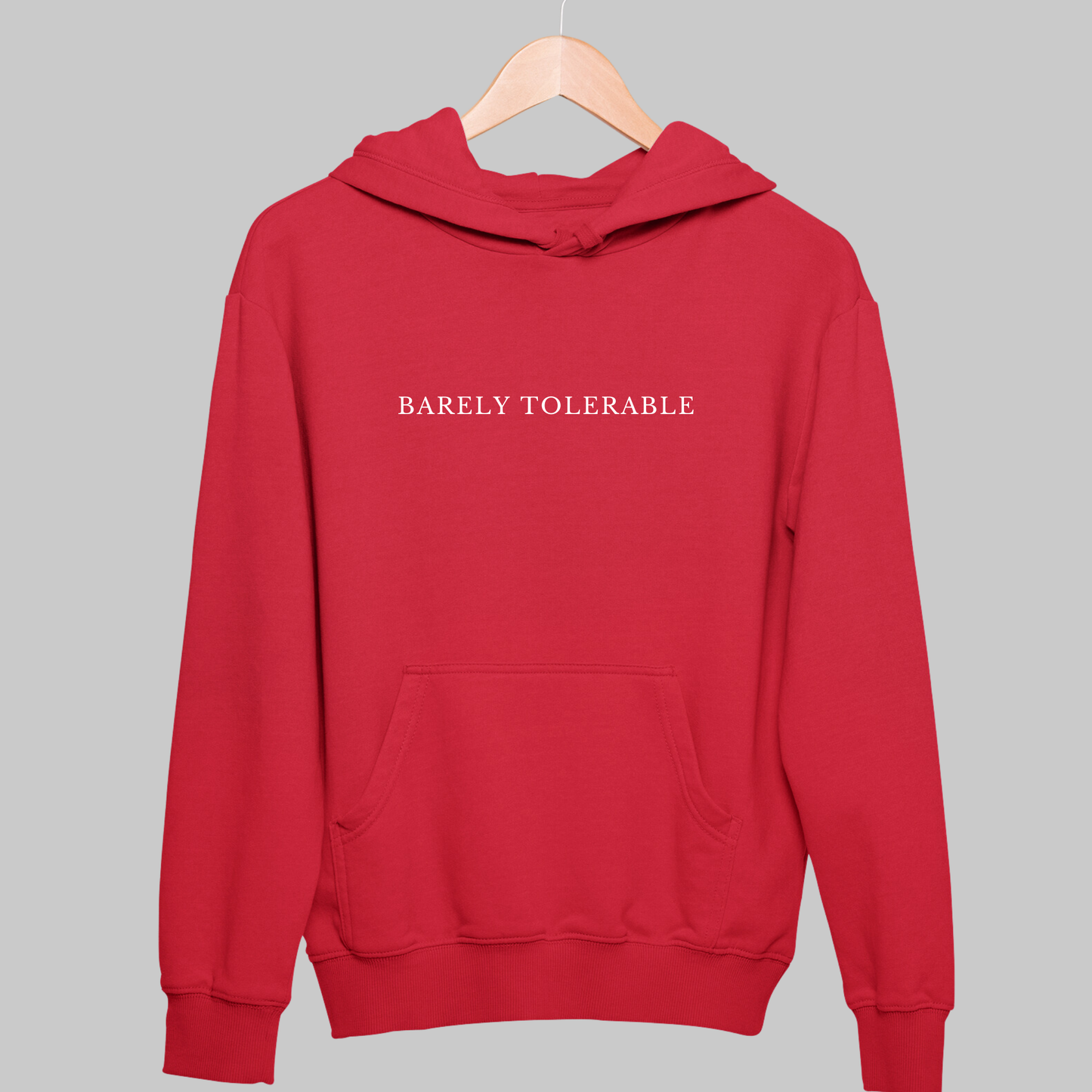 Barely Tolerable: Literature Hoodie