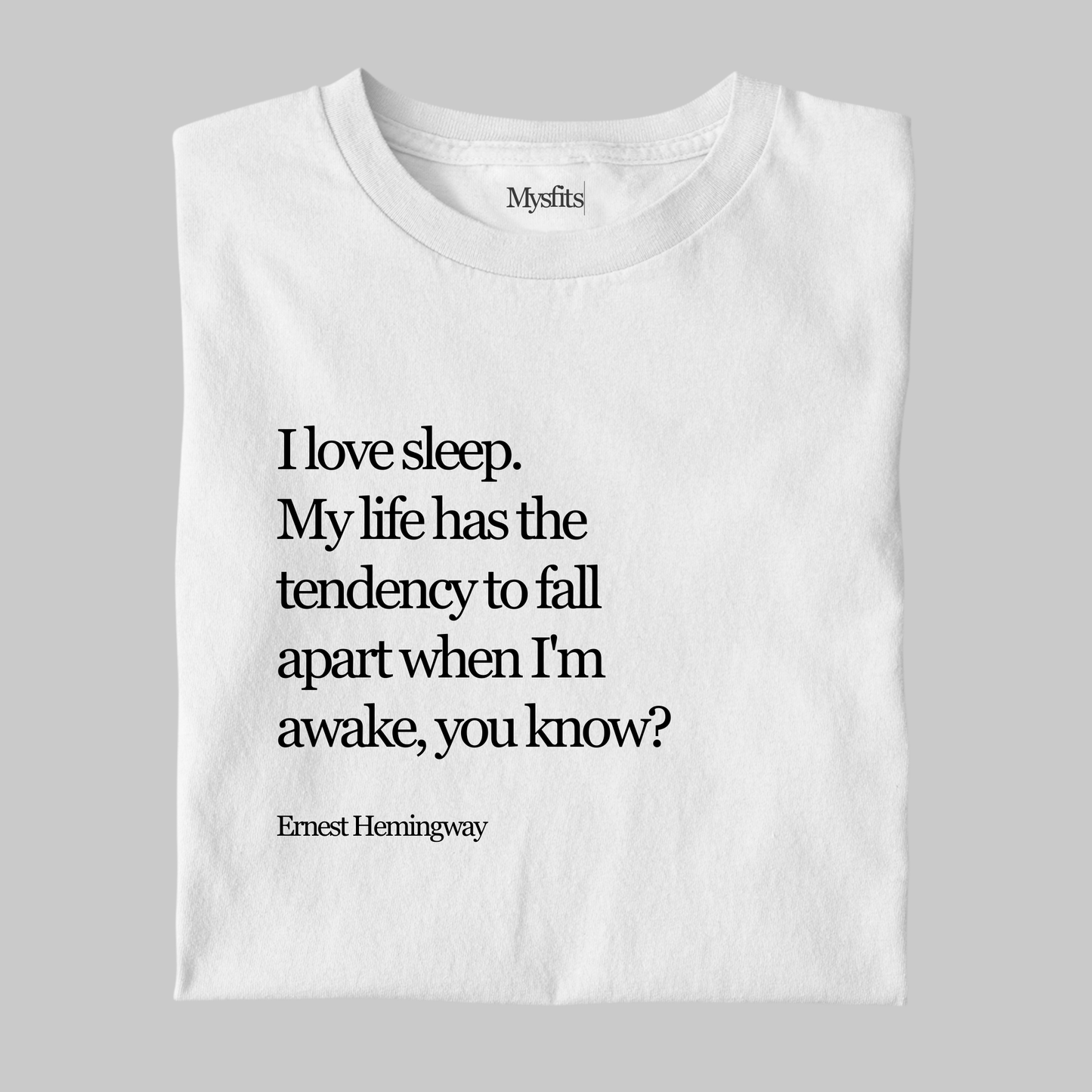 I Love Sleep: Literature Tee
