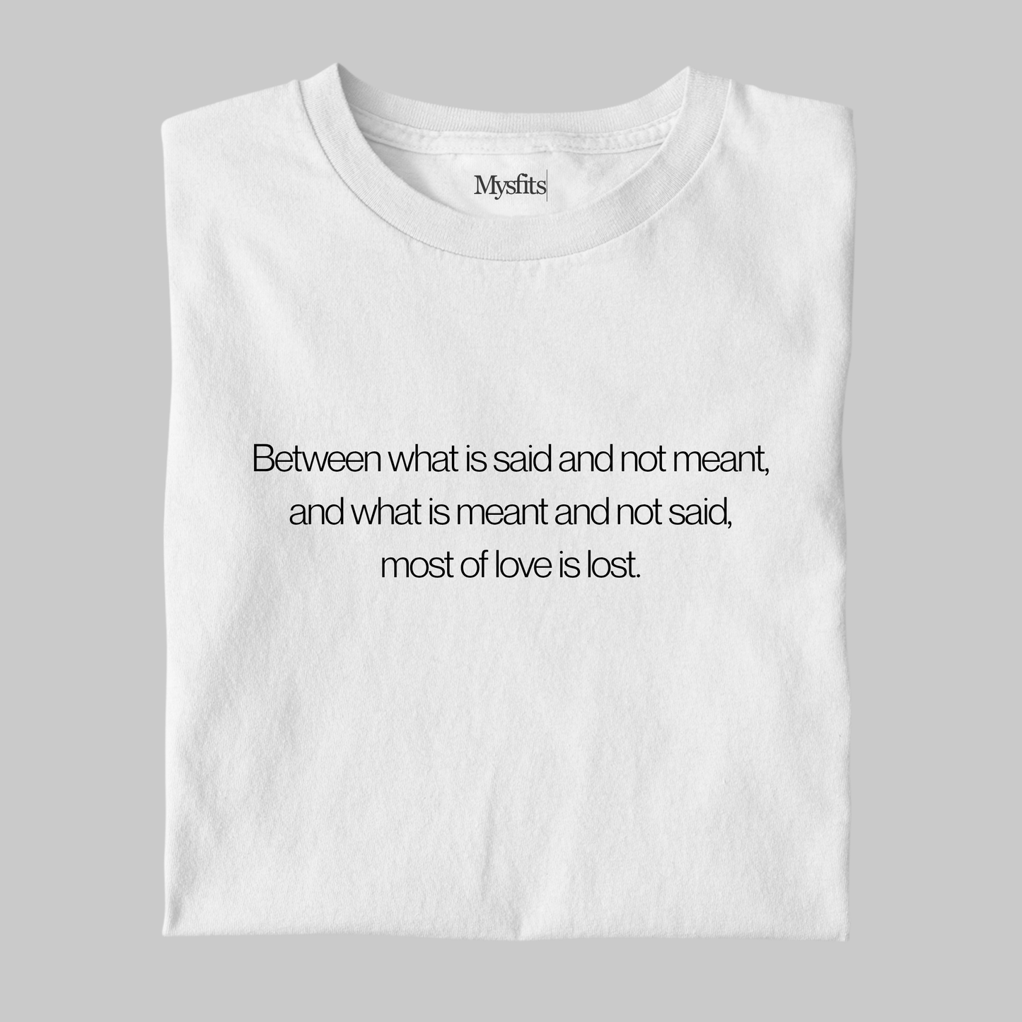 Love Is Lost: Literature Tee