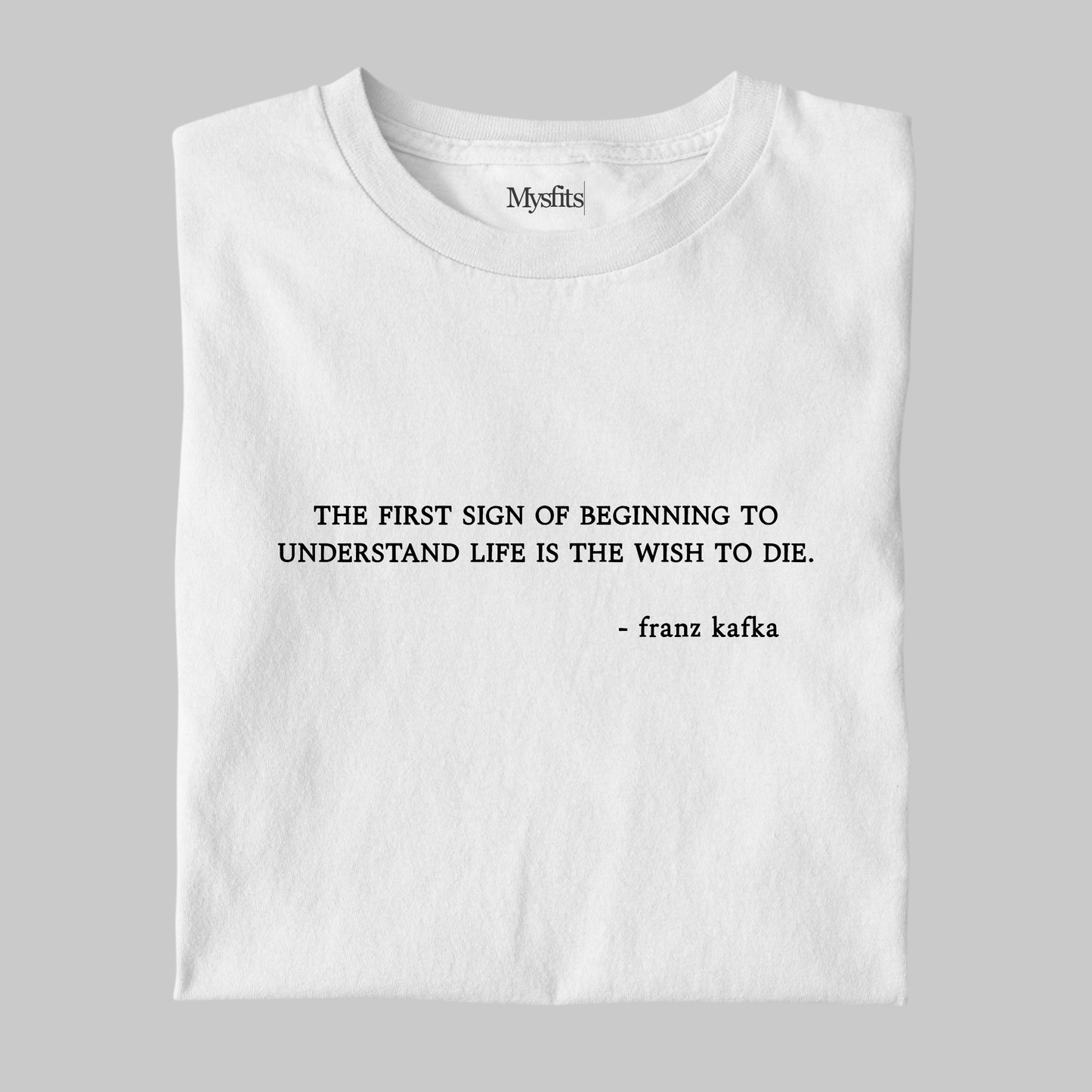 The Wish To Die: Literature Tee