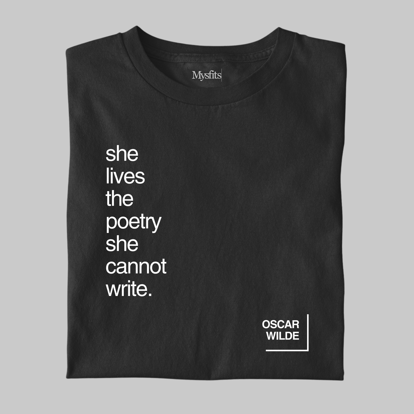 Live The Poetry: Oscar Wilde Tee