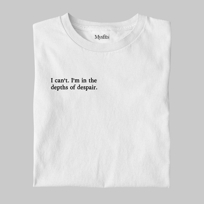 Depths of Despair: Literature Tee