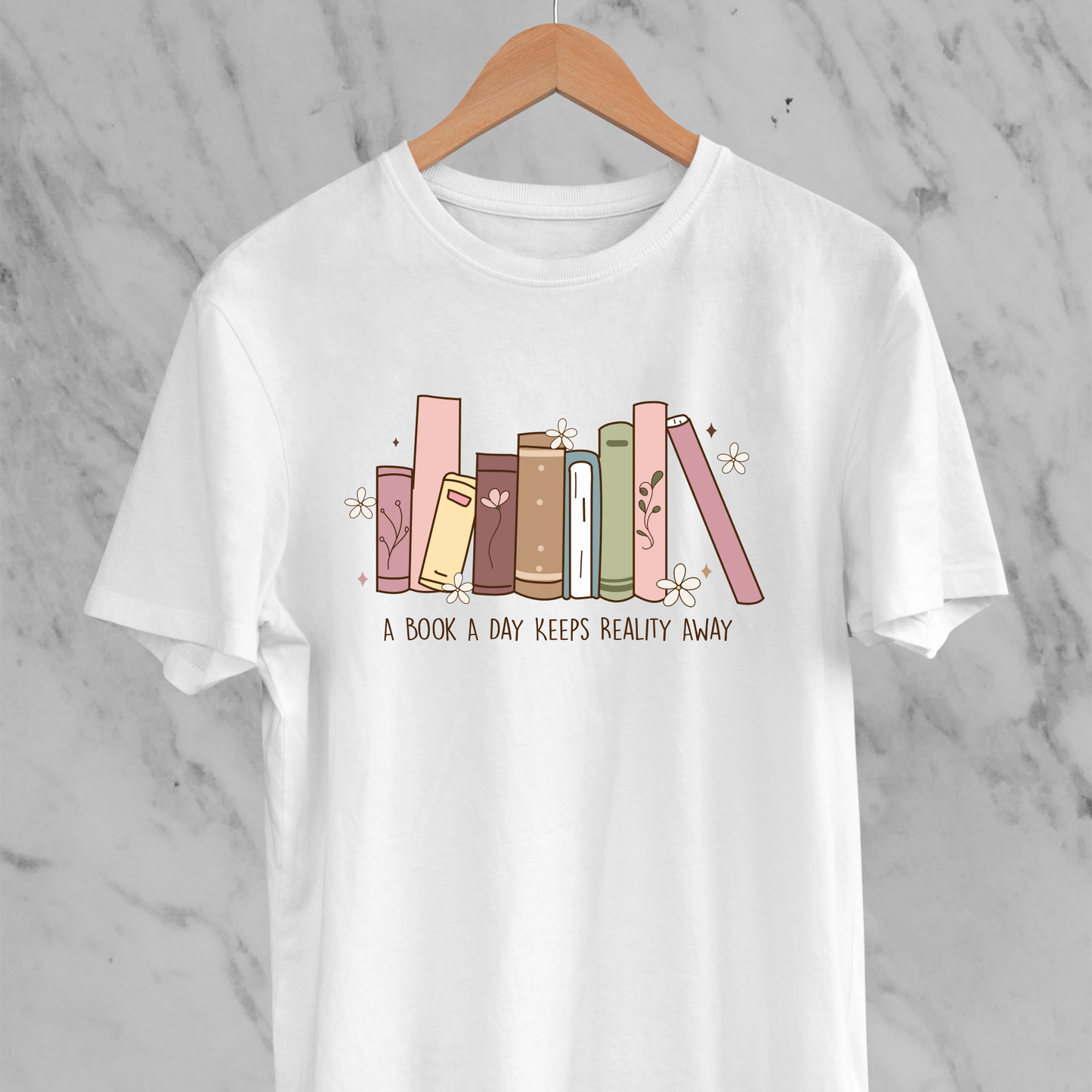 A Book A Day - Funny Tee