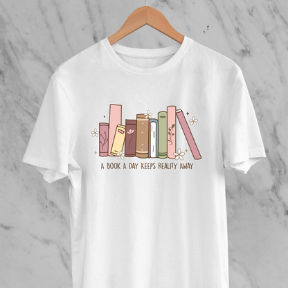 A Book A Day - Funny Tee