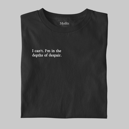 Depths of Despair: Literature Tee