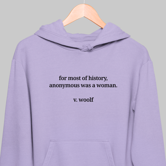 Anonymous: Woolf Literature Hoodie