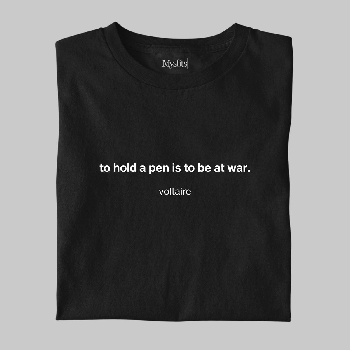 To Hold A Pen: Voltaire Literature Tee