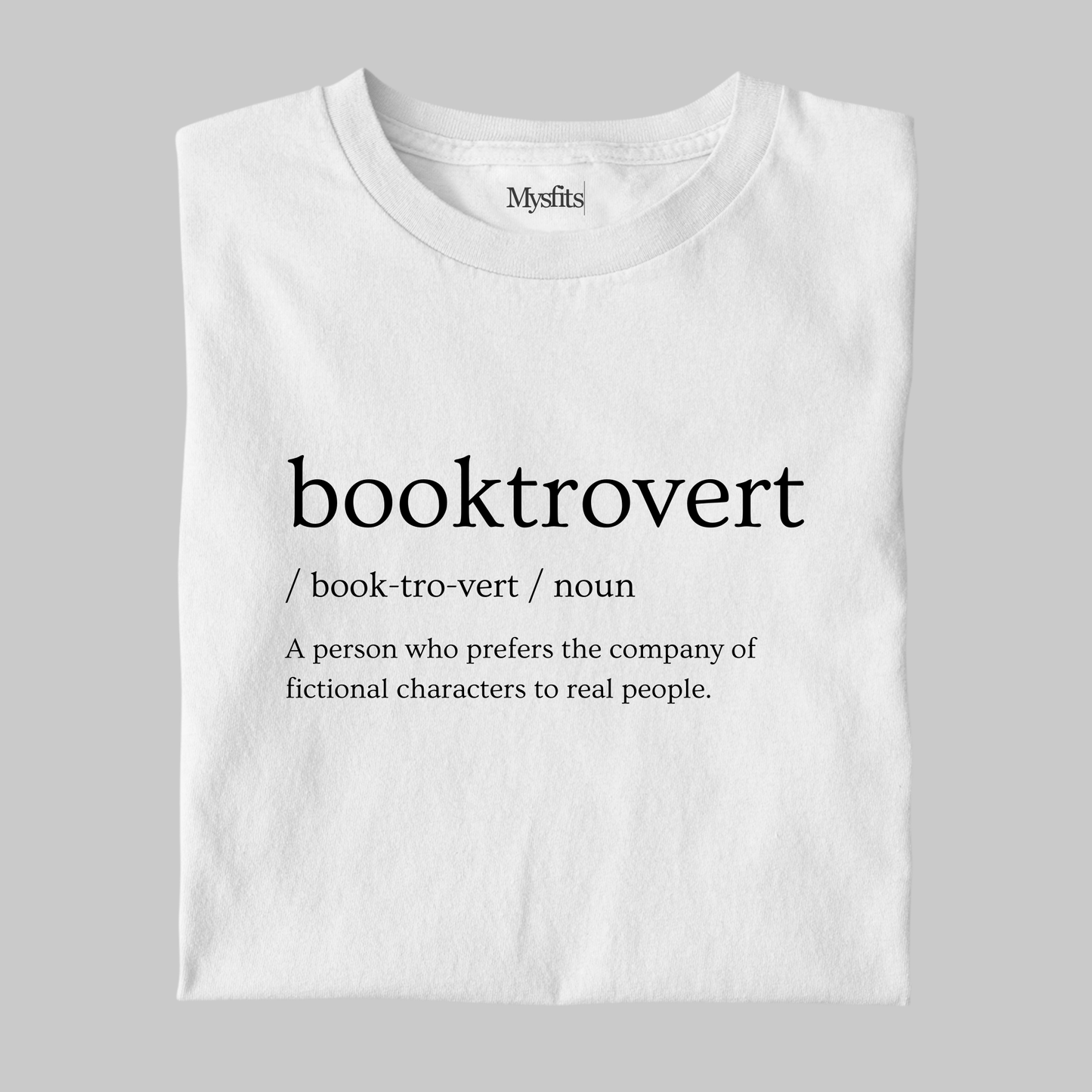 Booktrovert: Funny Definition Tee