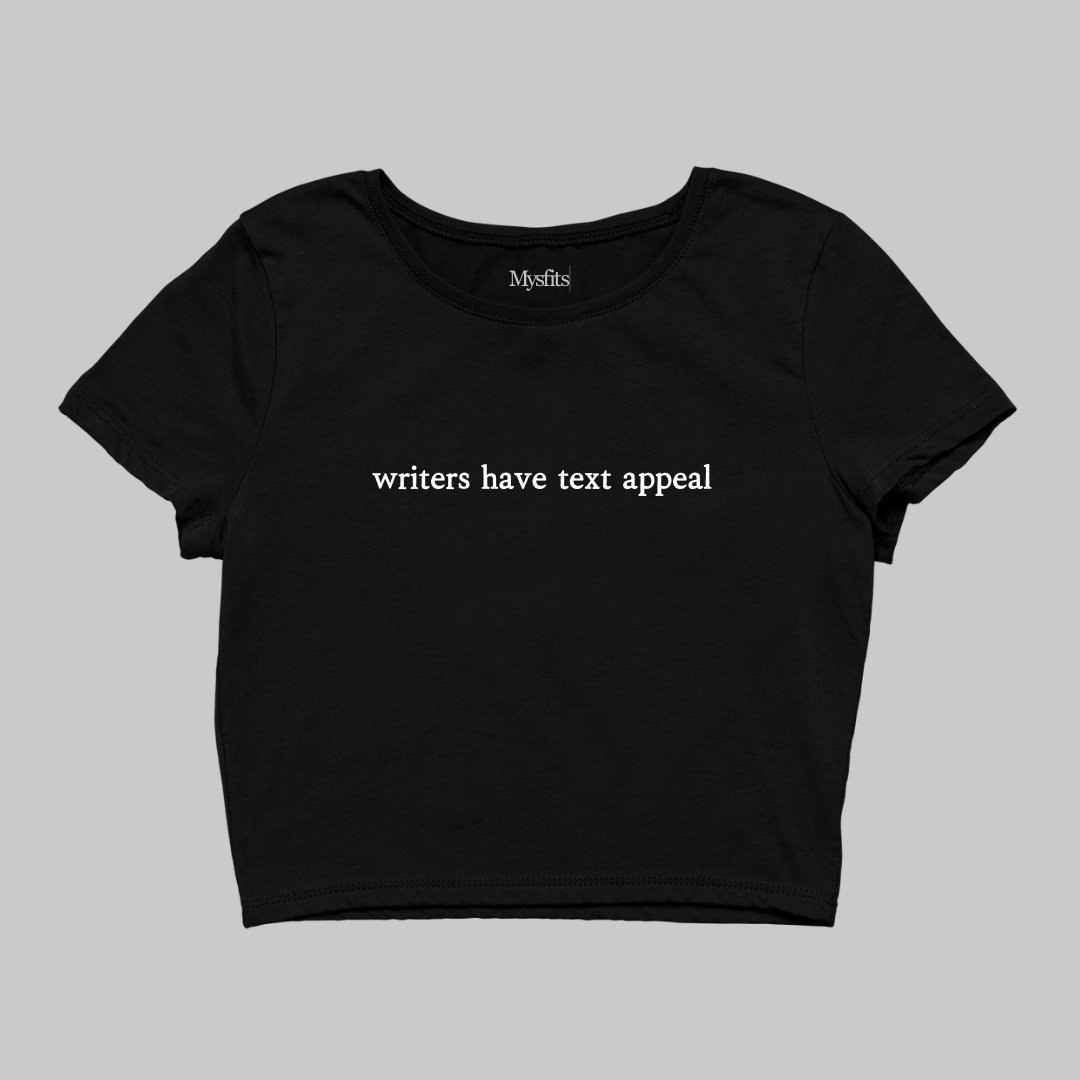 Writers Have Text Appeal: Literature Crop Top