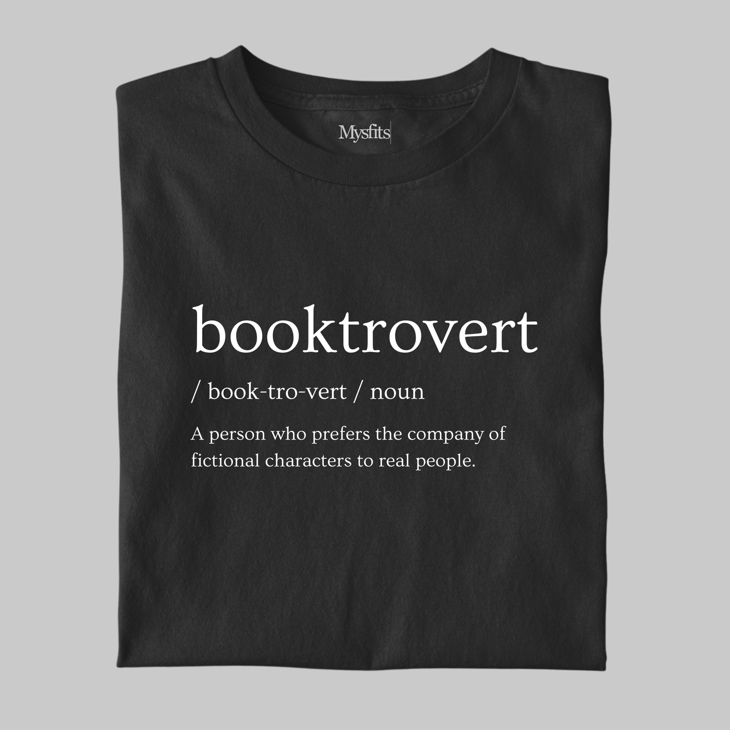 Booktrovert: Funny Definition Tee