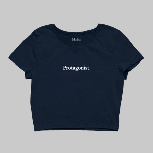 Protagonist: Literature Crop Top