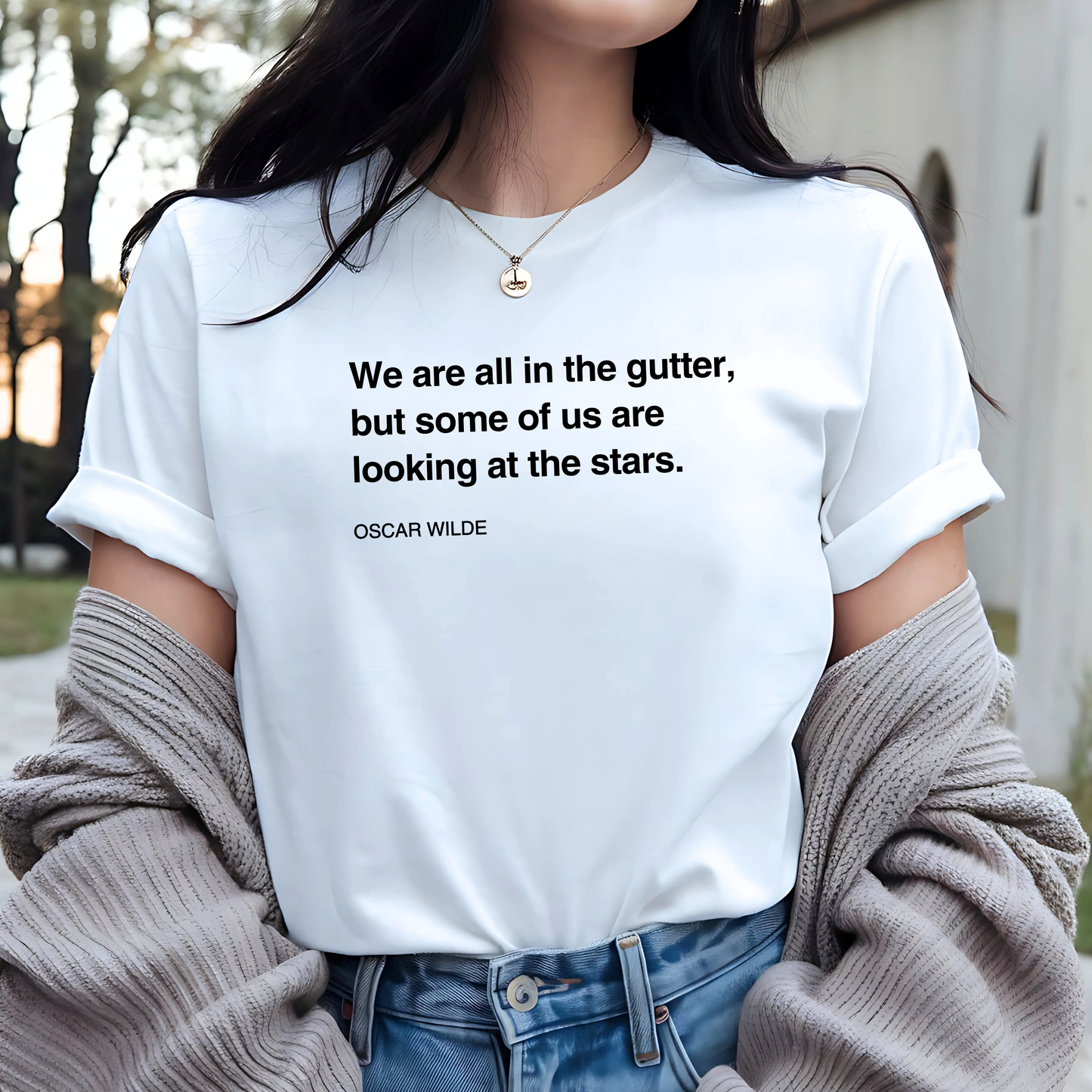Eyes on the Stars: Oscar Wilde Tee