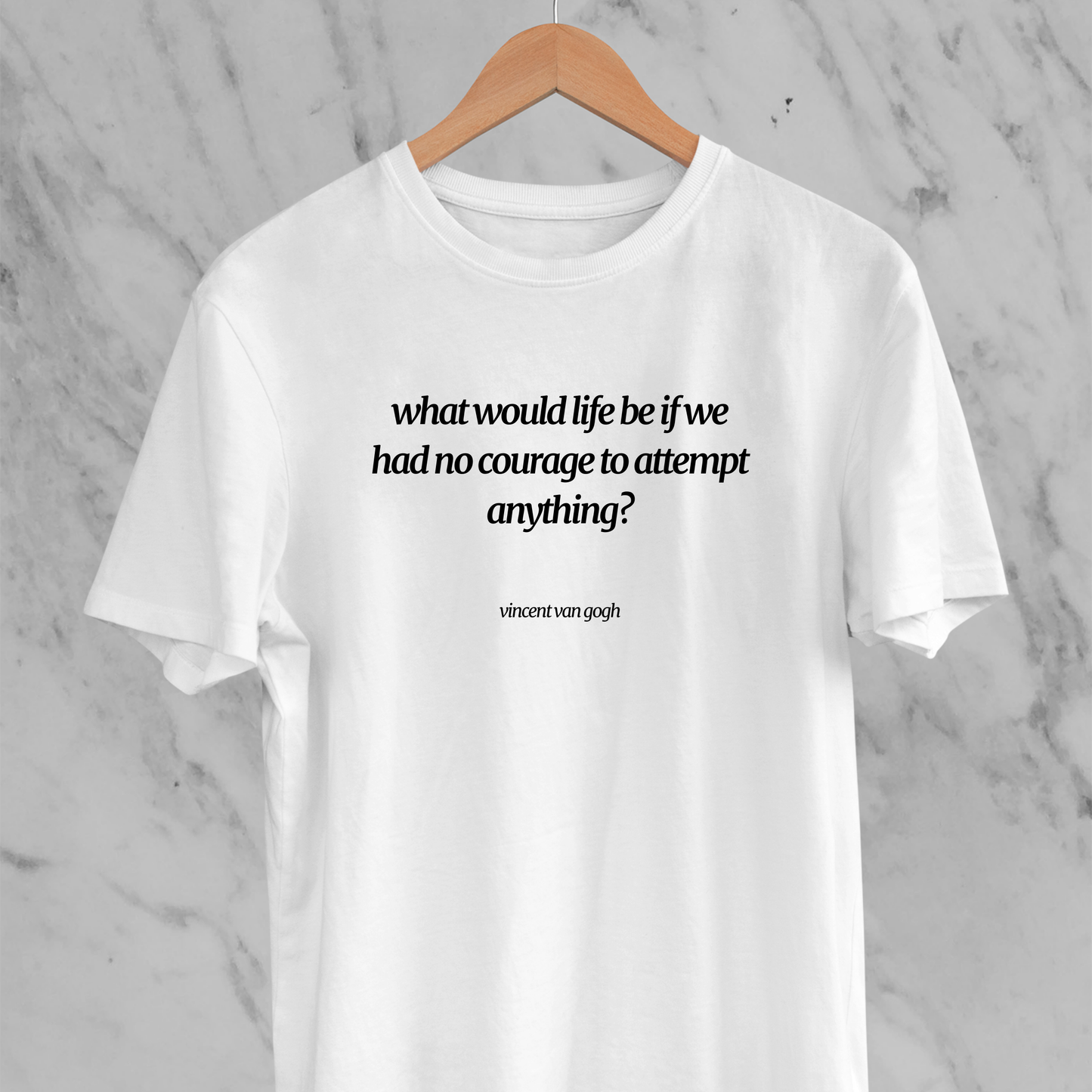No Courage: Literature Tee