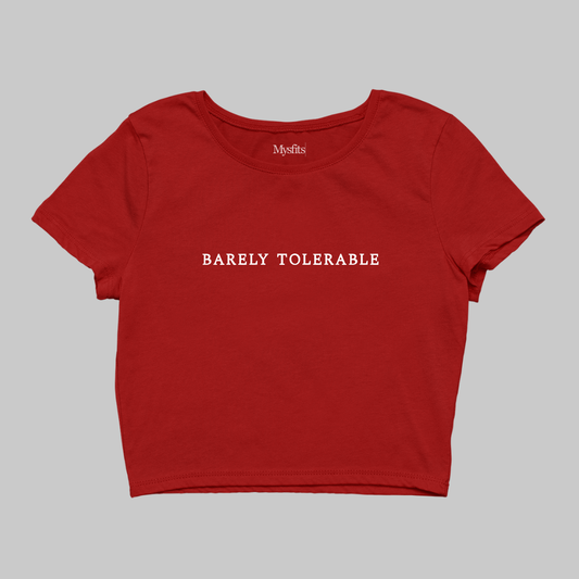 Barely Tolerable: Literature Crop Top
