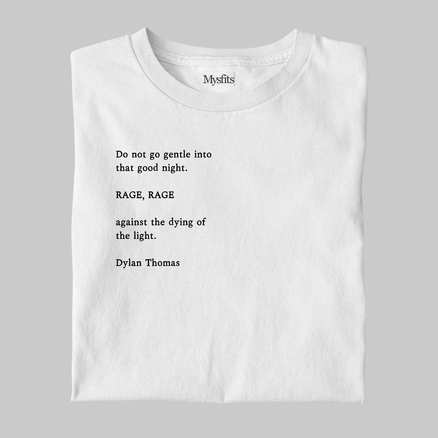 Into That Good Night: Literature Tee
