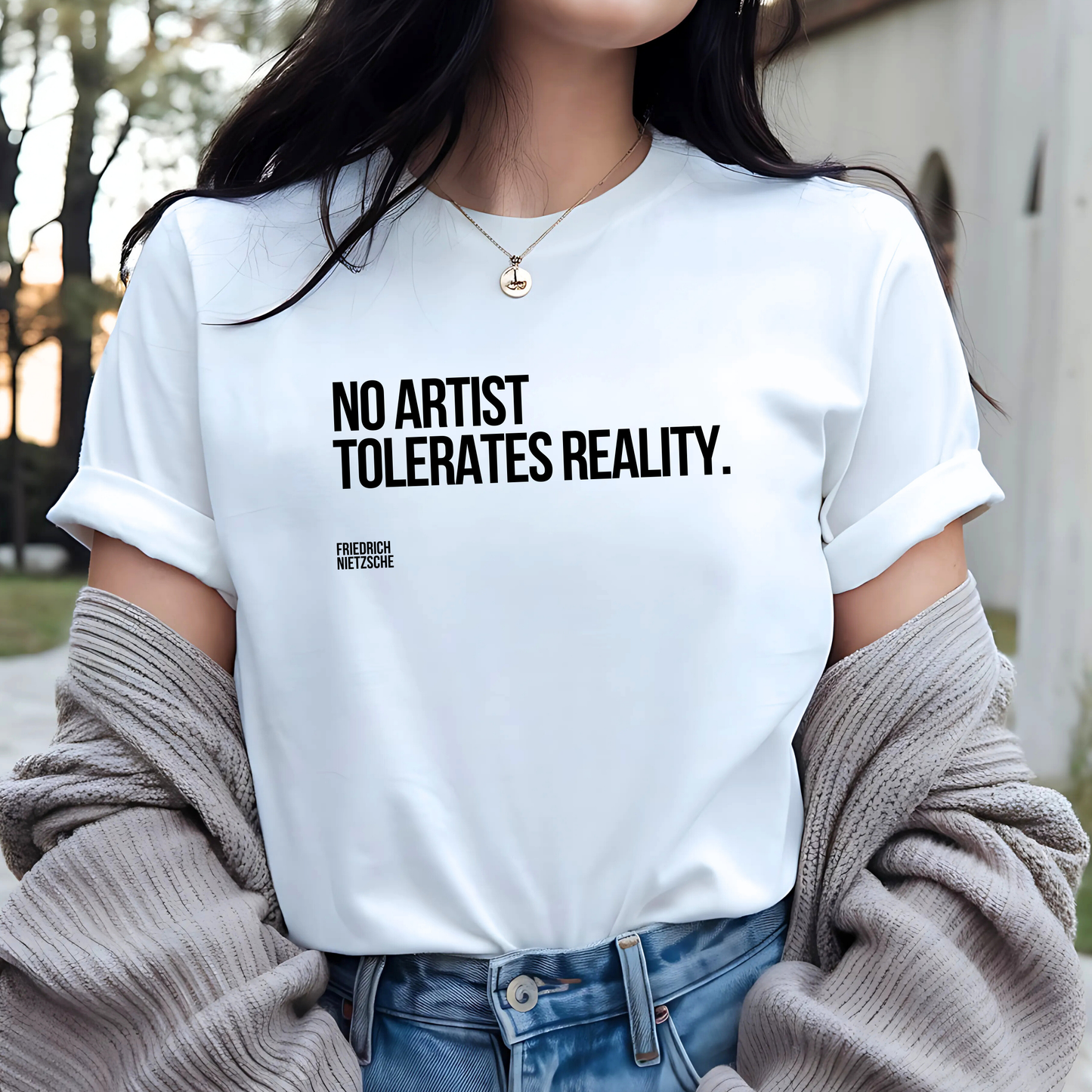 No Artist Tolerates Reality: Literature Tee