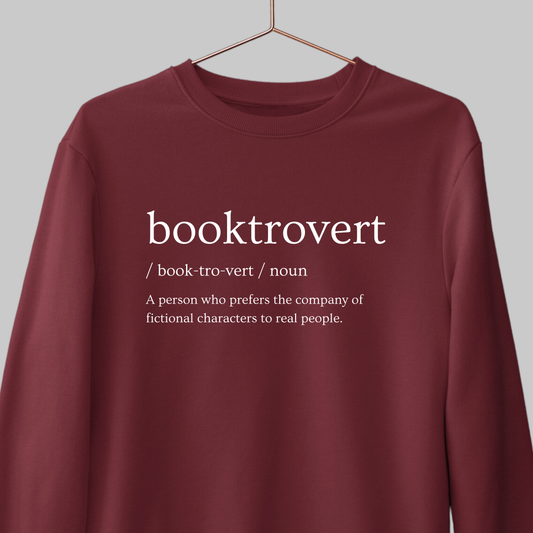 Booktrovert: Funny Definition Sweatshirt