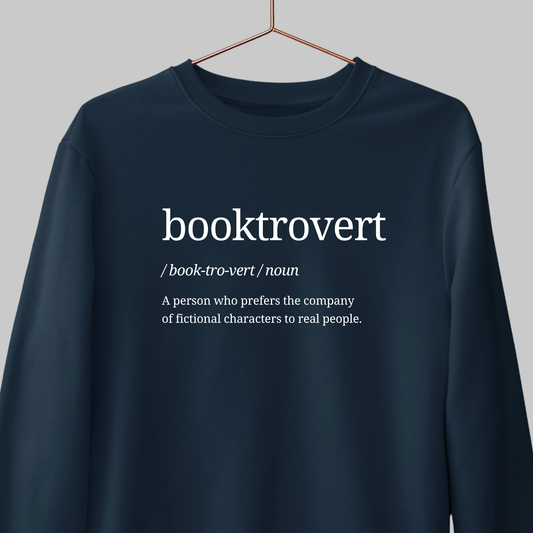 Booktrovert Definition: Funny Sweatshirt