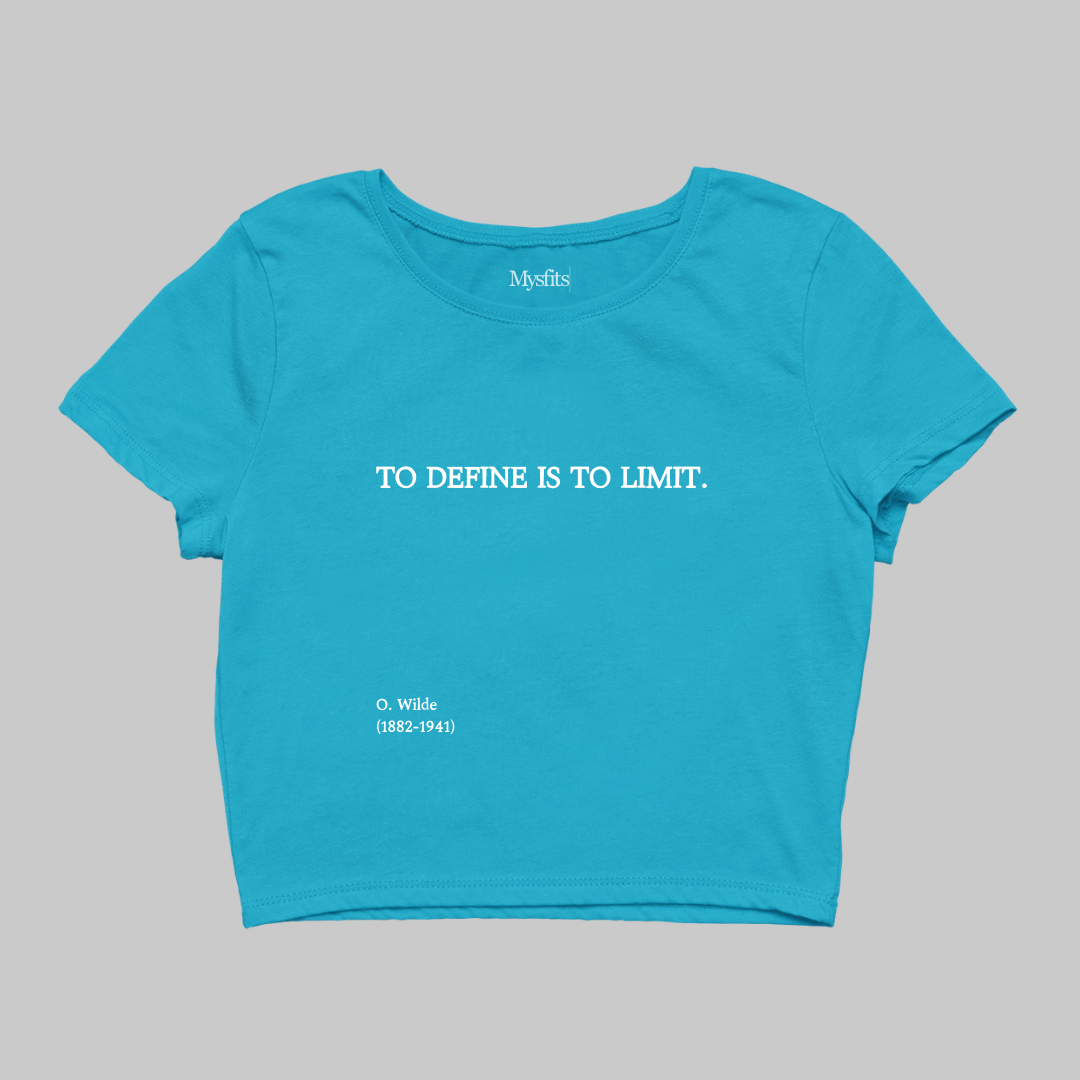 To Define is to Limit: Crop Top [Oscar Wilde]