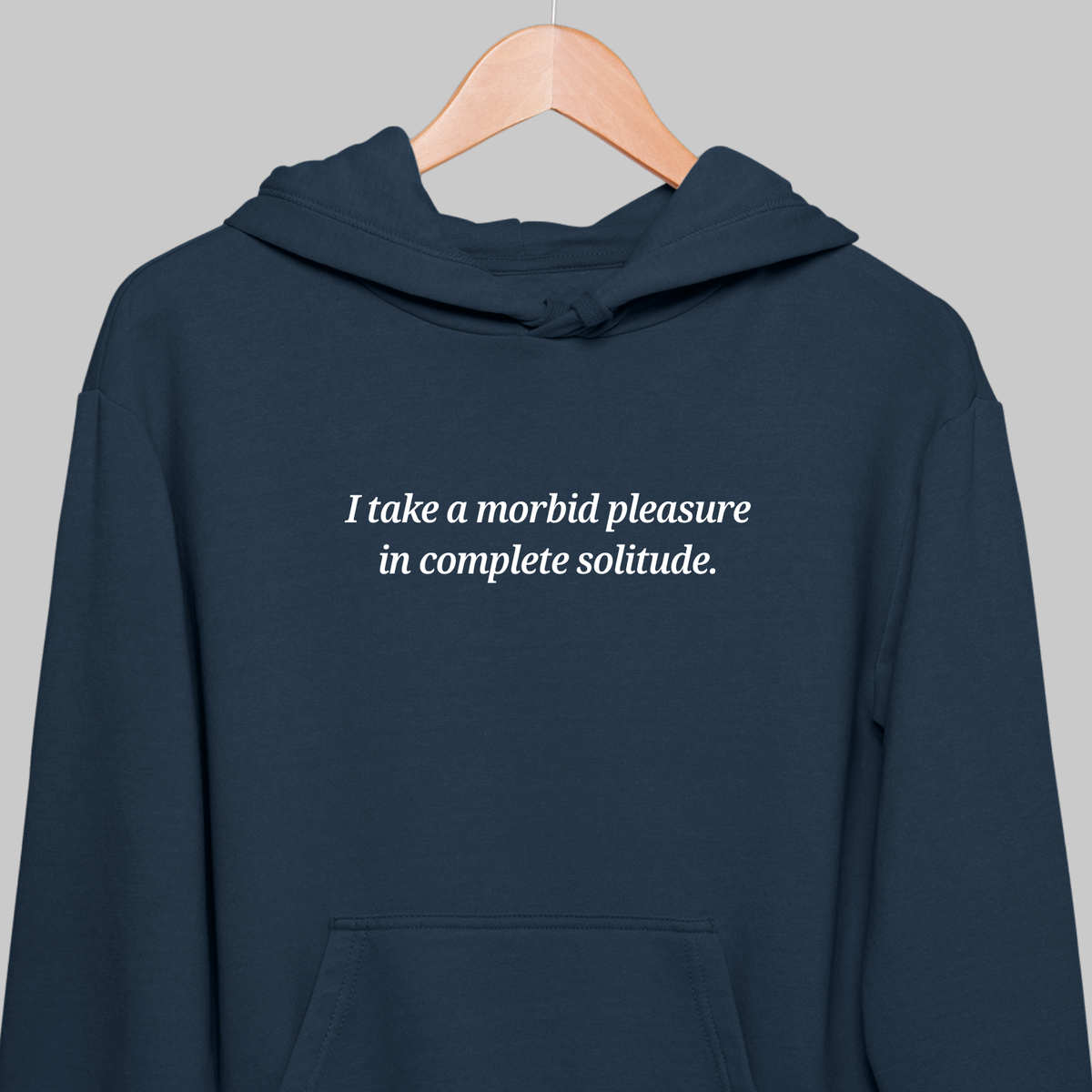 Complete Solitude: Literature Hoodie
