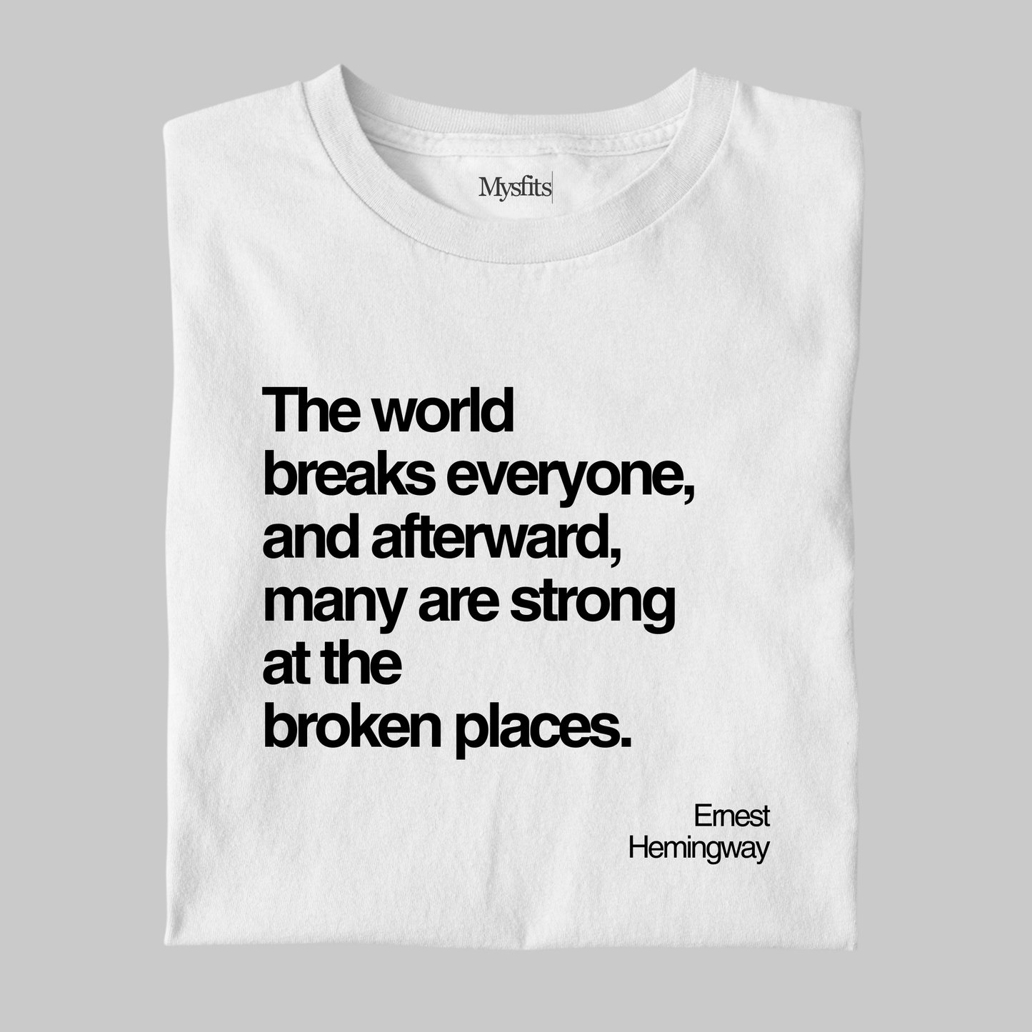 World Breaks Everyone: Literature Tee