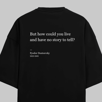 No Story: Oversized Dostoevsky Literature Tee