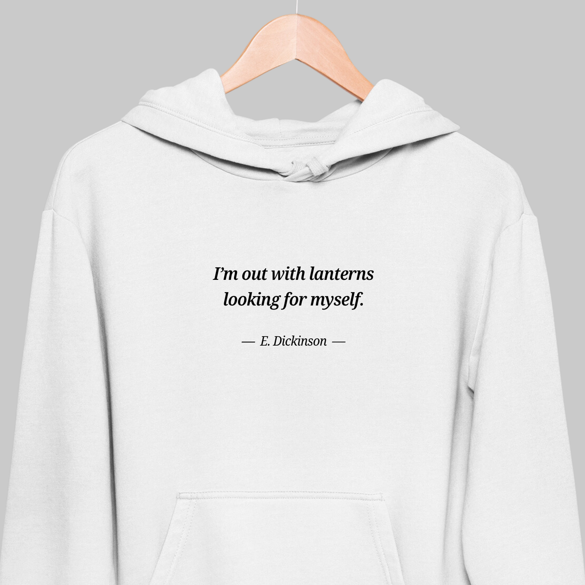 I'm Out With Lanterns: Literature Hoodie