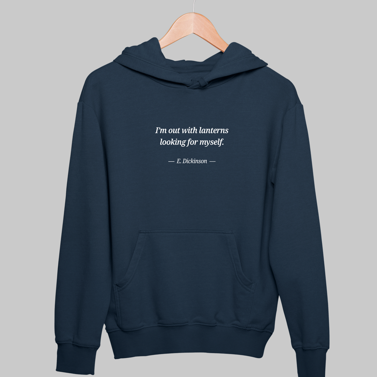 I'm Out With Lanterns: Literature Hoodie