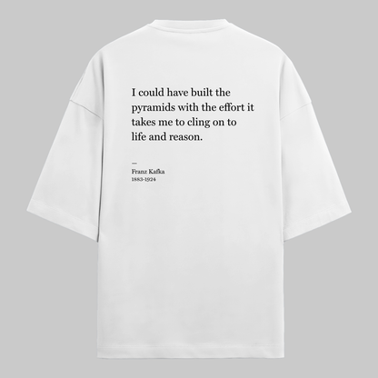 Life And Reason: Oversized Kafka Literature Tee