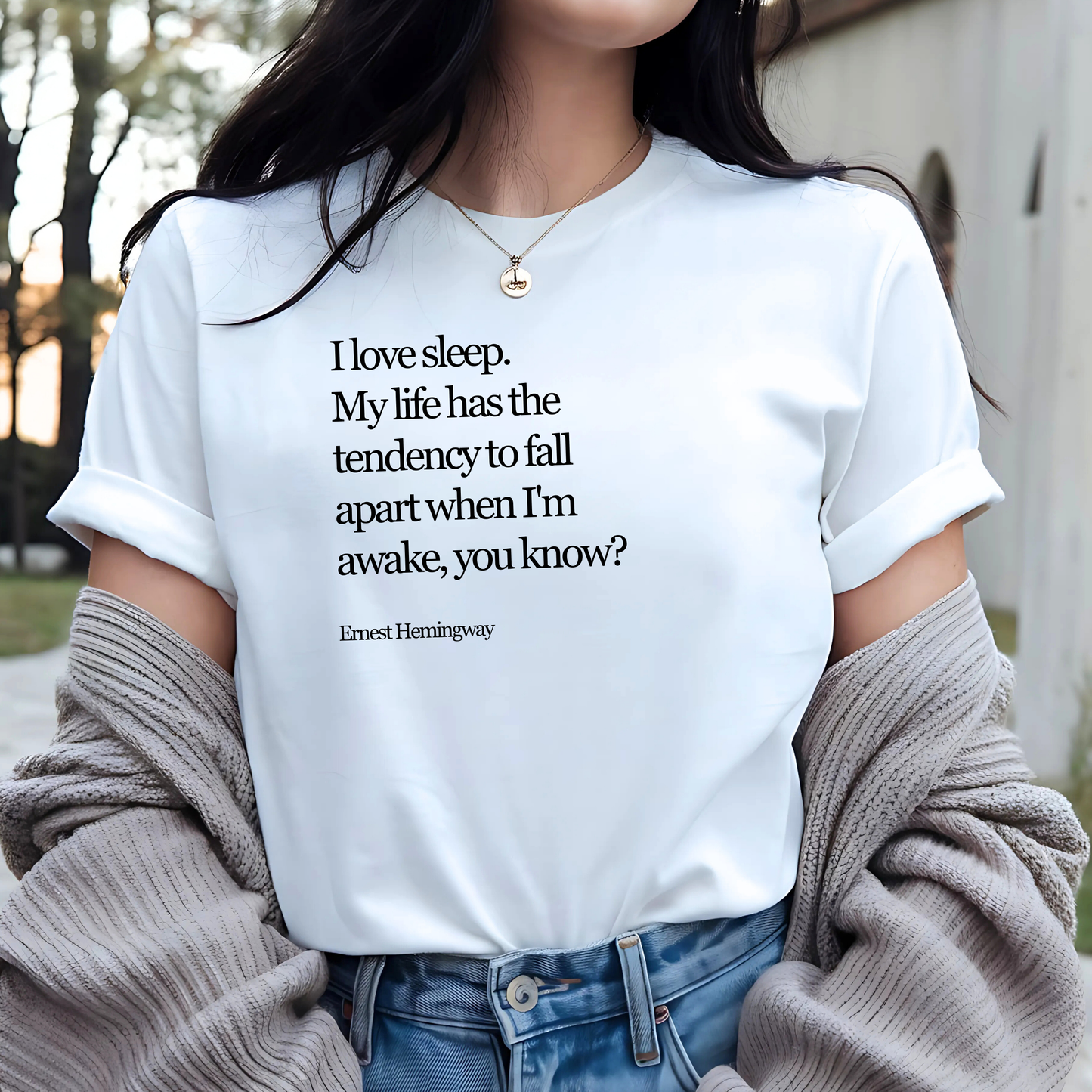 I Love Sleep: Literature Tee