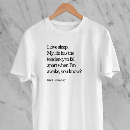 I Love Sleep: Literature Tee
