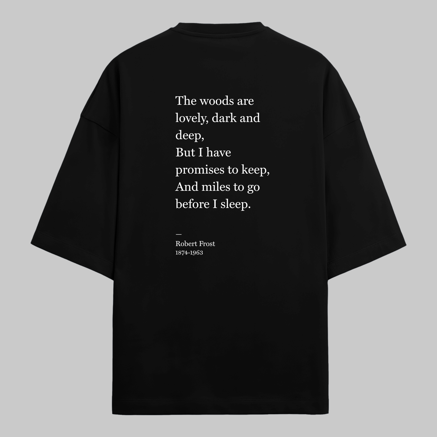 Miles To Go: Oversized Frost Literature Tee
