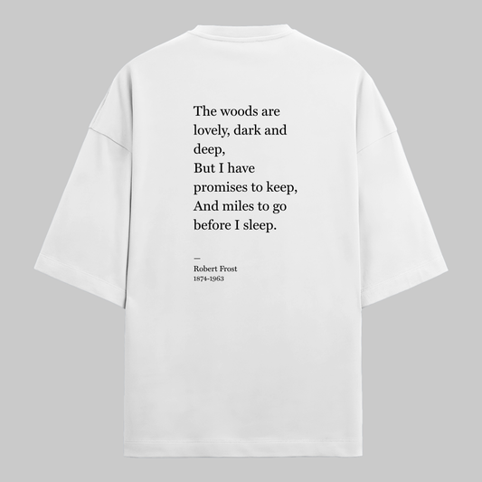 Miles To Go: Oversized Frost Literature Tee