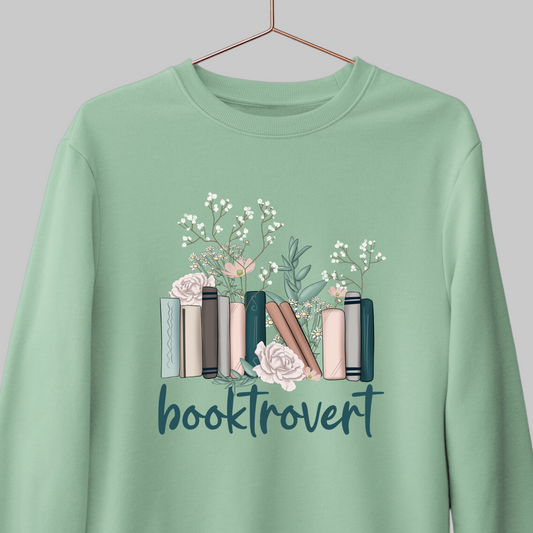 Booktrovert: Cute Sweatshirt