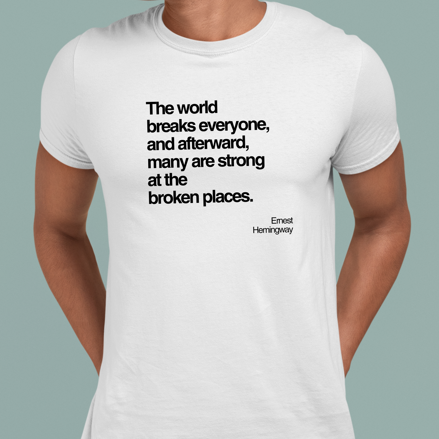 World Breaks Everyone: Literature Tee