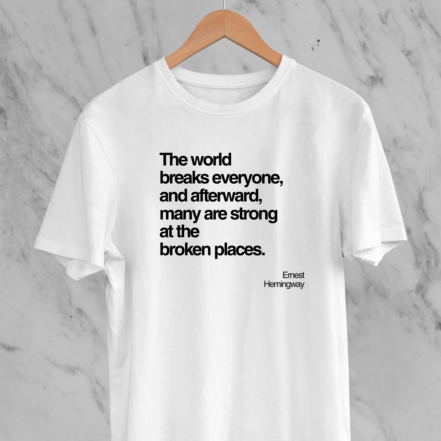 World Breaks Everyone: Literature Tee