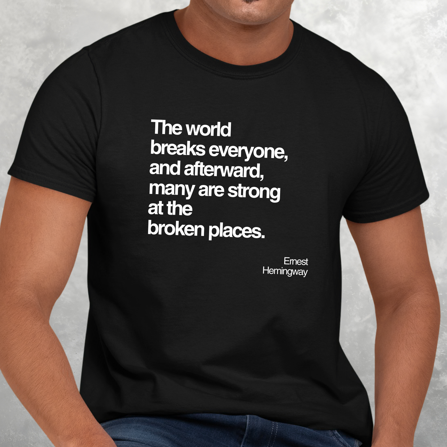 World Breaks Everyone: Literature Tee