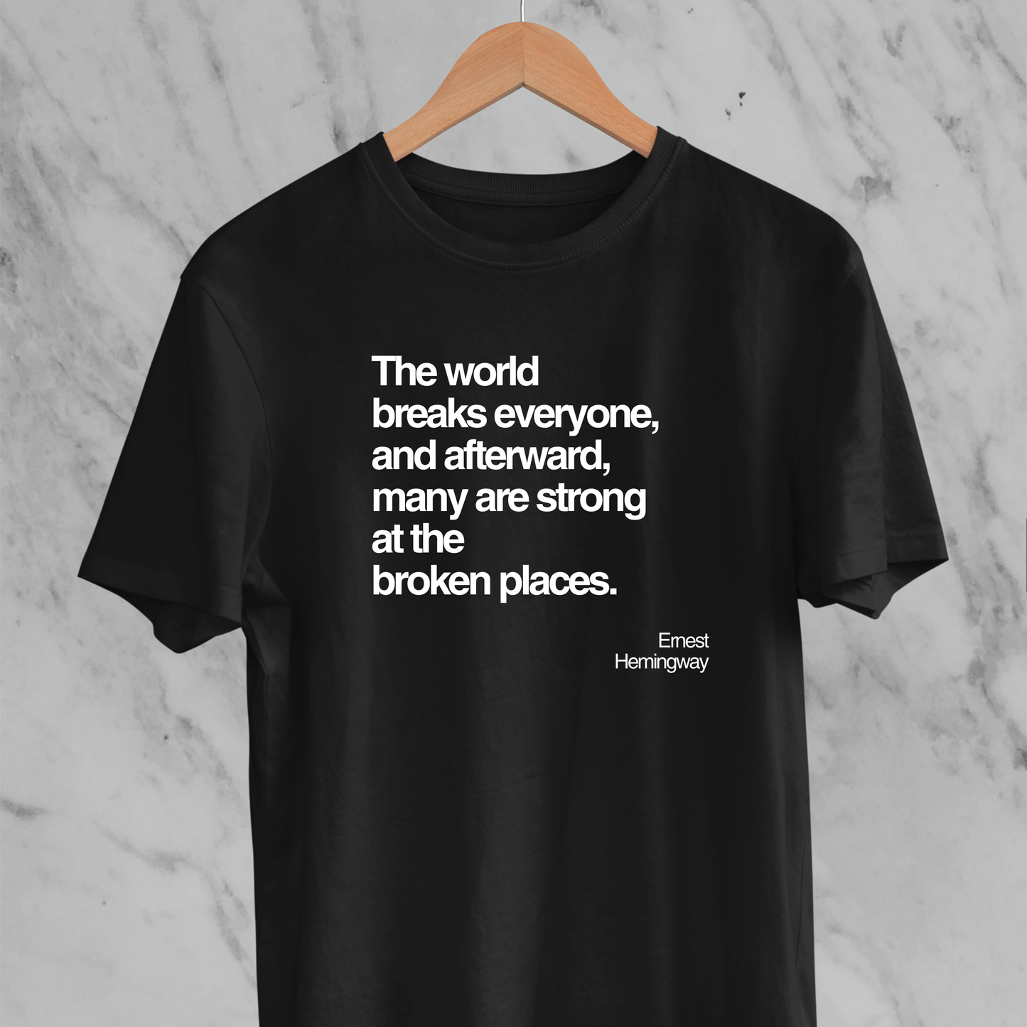 World Breaks Everyone: Literature Tee