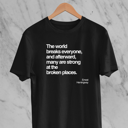 World Breaks Everyone: Literature Tee