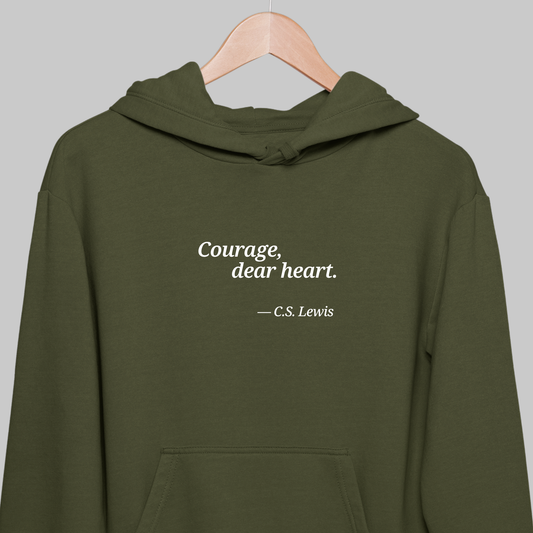 Courage, Dear Heart: Literature Hoodie