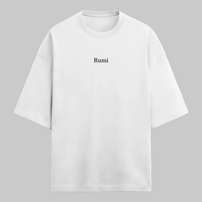 Wrongdoing And Rightdoing: Oversized Rumi Literature Tee