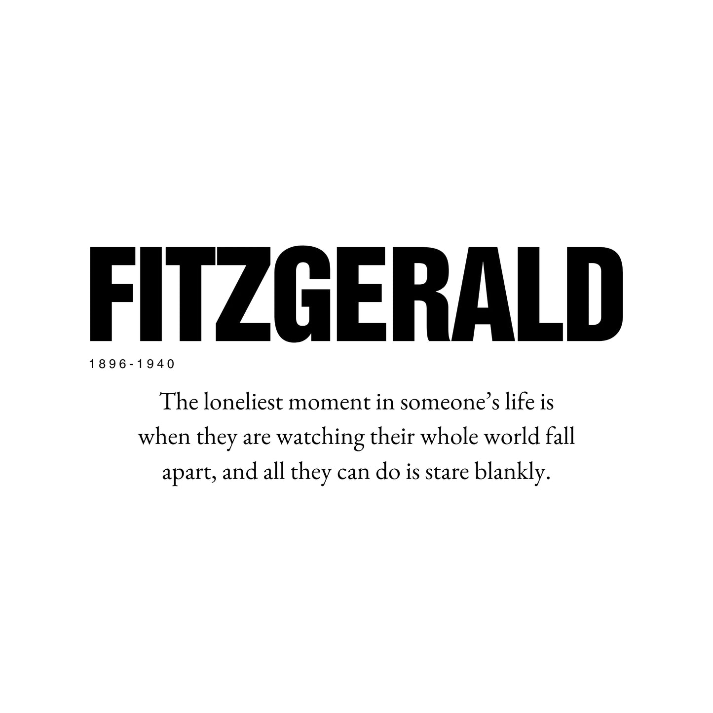 Fitzgerald: Literature Hoodie