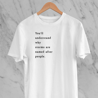 Storms & People: Literature Tee
