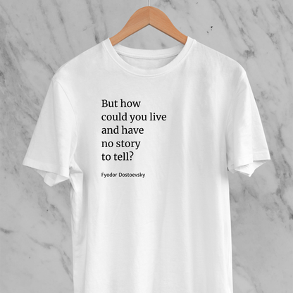 No Story?: Minimal Unisex Tee